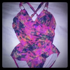 Slimming spanx swim suit size 16